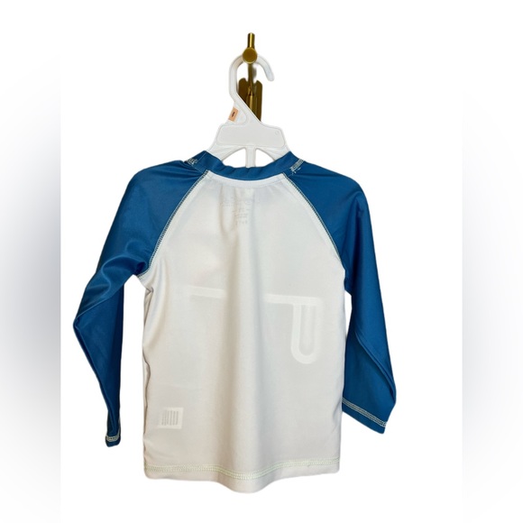 Sovereign Code® Size 2T Palm Tree Rashguard and Swim Trunk in Navy - Picture 2 of 3